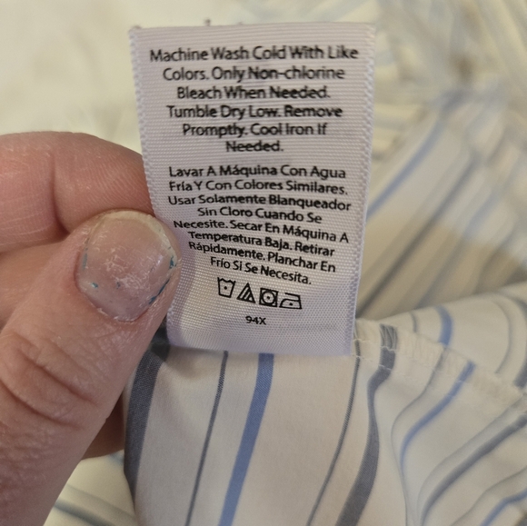 George Men’s Classic Fit Short Sleeve Button-Down Shirt Size Large - Picture 6 of 6